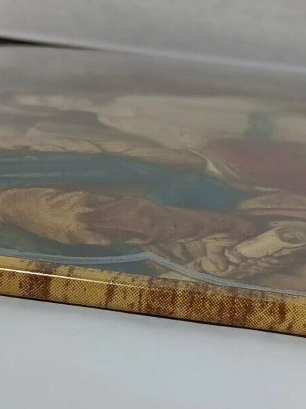 Christian Art Bubble Frame Picture Young Jesus Temple Holy Religious Bible - Picture 8 of 9